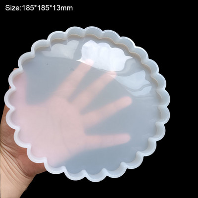 DIY Wave Coaster Forme din silicon UV din rășină Forme pentru bijuterii Accesorii pentru bijuterii Mucegai artizanal pentru realizarea tăvii