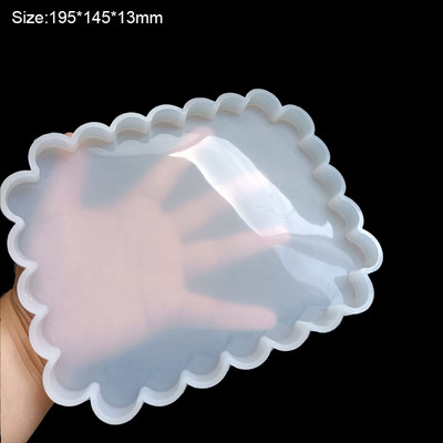 DIY Wave Coaster Forme din silicon UV din rășină Forme pentru bijuterii Accesorii pentru bijuterii Mucegai artizanal pentru realizarea tăvii