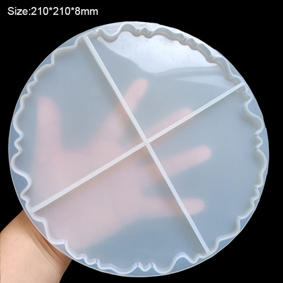 DIY Wave Coaster Forme din silicon UV din rășină Forme pentru bijuterii Accesorii pentru bijuterii Mucegai artizanal pentru realizarea tăvii