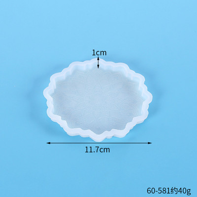 DIY Wave Coaster Forme din silicon UV din rășină Forme pentru bijuterii Accesorii pentru bijuterii Mucegai artizanal pentru realizarea tăvii