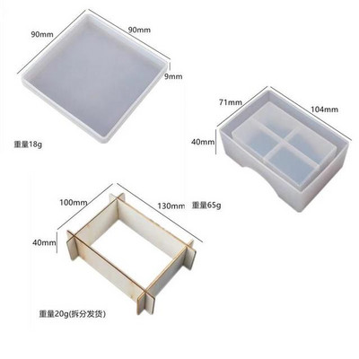 DIY Wave Coaster Forme din silicon UV din rășină Forme pentru bijuterii Accesorii pentru bijuterii Mucegai artizanal pentru realizarea tăvii