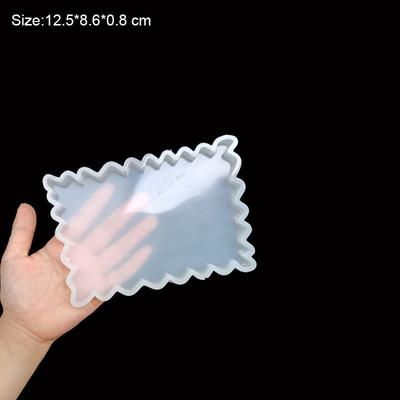 DIY Wave Coaster Forme din silicon UV din rășină Forme pentru bijuterii Accesorii pentru bijuterii Mucegai artizanal pentru realizarea tăvii