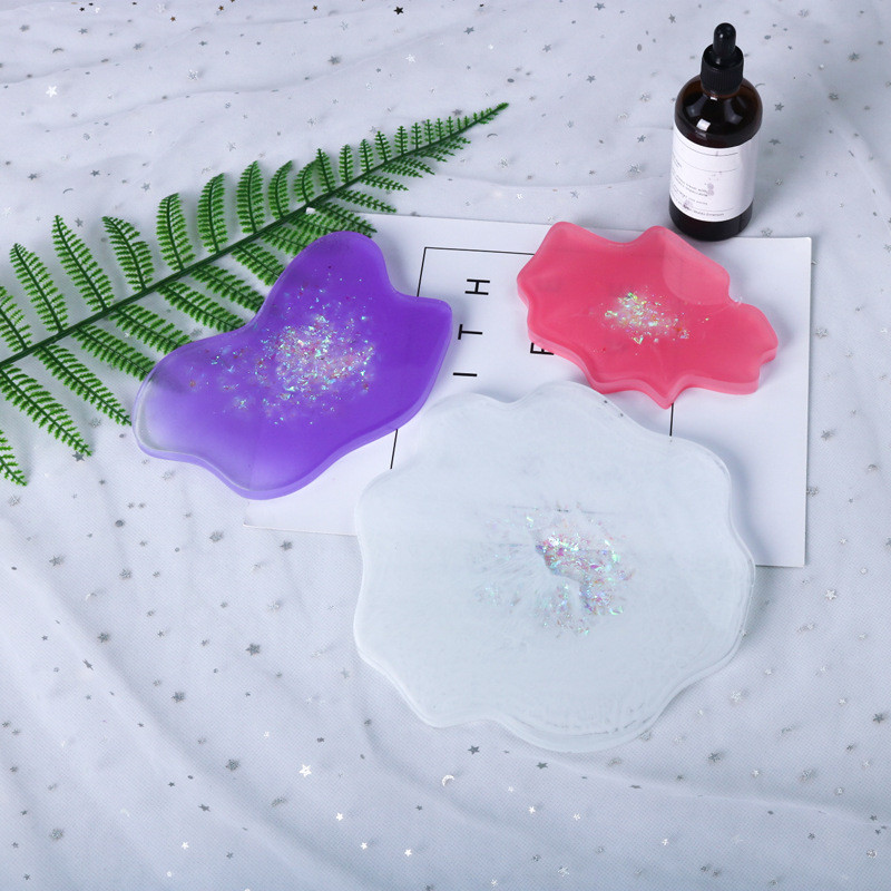 DIY Wave Coaster Silikonski kalupi od UV smole Kalupi za nakit Dodaci za nakit Ručni kalup za izradu pladnja