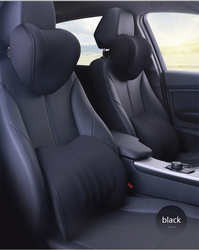 JINSERTA 5 Bond automobilio kaklo pagalvė galvos atramos atrama atminties putplasčio juosmens pagalvėlė galvos juosmens automobilio priedai vairuotojo pagalvės