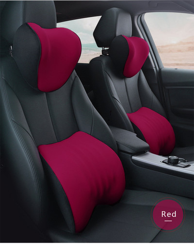 JINSERTA 5 Bond automobilio kaklo pagalvė galvos atramos atrama atminties putplasčio juosmens pagalvėlė galvos juosmens automobilio priedai vairuotojo pagalvės