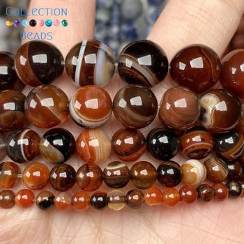 Natural Dream Red Agates Stone Свободни кръгли мъниста за изработка на бижута 4/6/8/10/12 MM Направи си сам гривни Аксесоари на едро 15\