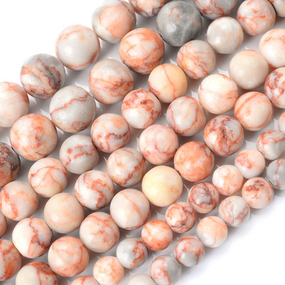 Natūralaus akmens karoliukai rožinė raudona serija koralų turkis granatas nefritas saulės akmuo palaidi karoliukai papuošalams gaminti „pasidaryk pats“ apyrankė 4–12 mm