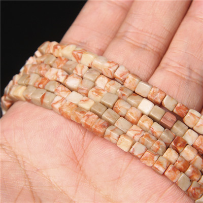 Lapis Lazuli 4/6/8mm kubo kvadratiniai karoliukai natūralaus akmens agatai laisvi tarpiniai karoliukai papuošalams gaminti pasidaryk pats karoliai auskarai apyrankė