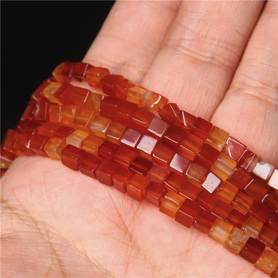 Lapis Lazuli 4/6/8mm kubo kvadratiniai karoliukai natūralaus akmens agatai laisvi tarpiniai karoliukai papuošalams gaminti pasidaryk pats karoliai auskarai apyrankė