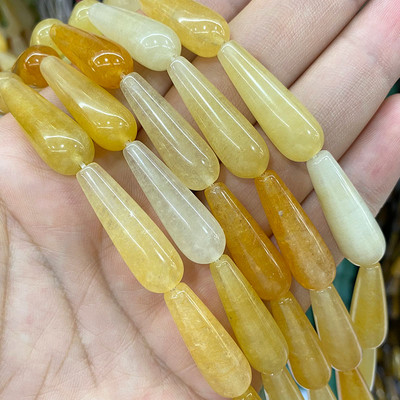 10*30mm Vandens lašų karoliukai Natūralus akmuo Ametistai Agatas Aventurinas Chalcedonas papuošalams Padaryti pasidaryk pats apyrankės karoliai auskarai