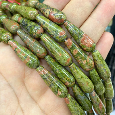 10*30mm Vandens lašų karoliukai Natūralus akmuo Ametistai Agatas Aventurinas Chalcedonas papuošalams Padaryti pasidaryk pats apyrankės karoliai auskarai