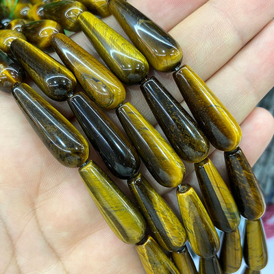 10*30mm Vandens lašų karoliukai Natūralus akmuo Ametistai Agatas Aventurinas Chalcedonas papuošalams Padaryti pasidaryk pats apyrankės karoliai auskarai