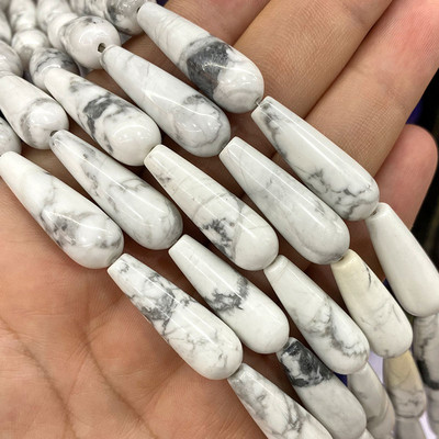 10*30mm Vandens lašų karoliukai Natūralus akmuo Ametistai Agatas Aventurinas Chalcedonas papuošalams Padaryti pasidaryk pats apyrankės karoliai auskarai