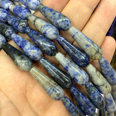 10*30mm Vandens lašų karoliukai Natūralus akmuo Ametistai Agatas Aventurinas Chalcedonas papuošalams Padaryti pasidaryk pats apyrankės karoliai auskarai