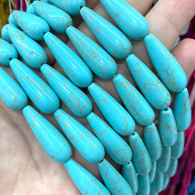 10*30mm Vandens lašų karoliukai Natūralus akmuo Ametistai Agatas Aventurinas Chalcedonas papuošalams Padaryti pasidaryk pats apyrankės karoliai auskarai