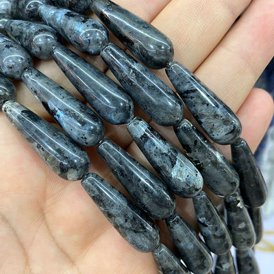 10*30mm Vandens lašų karoliukai Natūralus akmuo Ametistai Agatas Aventurinas Chalcedonas papuošalams Padaryti pasidaryk pats apyrankės karoliai auskarai