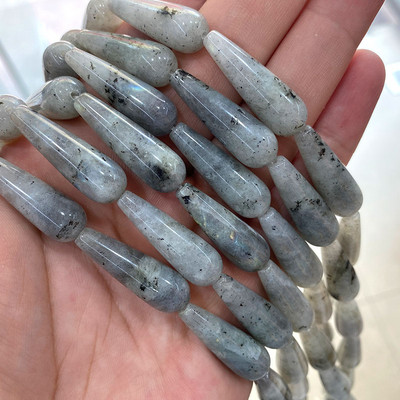 10*30mm Vandens lašų karoliukai Natūralus akmuo Ametistai Agatas Aventurinas Chalcedonas papuošalams Padaryti pasidaryk pats apyrankės karoliai auskarai