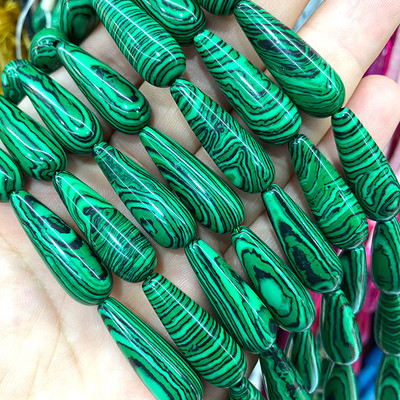 10*30mm Vandens lašų karoliukai Natūralus akmuo Ametistai Agatas Aventurinas Chalcedonas papuošalams Padaryti pasidaryk pats apyrankės karoliai auskarai