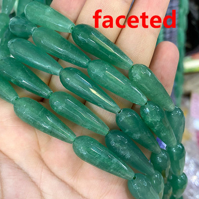 10*30mm Vandens lašų karoliukai Natūralus akmuo Ametistai Agatas Aventurinas Chalcedonas papuošalams Padaryti pasidaryk pats apyrankės karoliai auskarai