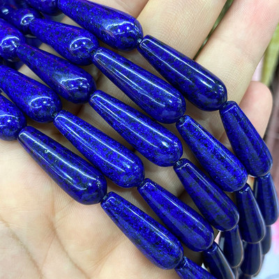 10*30mm Vandens lašų karoliukai Natūralus akmuo Ametistai Agatas Aventurinas Chalcedonas papuošalams Padaryti pasidaryk pats apyrankės karoliai auskarai