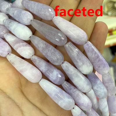 10*30mm Vandens lašų karoliukai Natūralus akmuo Ametistai Agatas Aventurinas Chalcedonas papuošalams Padaryti pasidaryk pats apyrankės karoliai auskarai