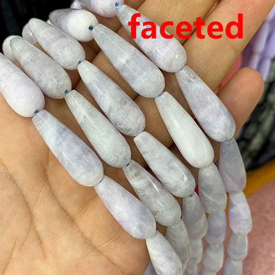 10*30mm Vandens lašų karoliukai Natūralus akmuo Ametistai Agatas Aventurinas Chalcedonas papuošalams Padaryti pasidaryk pats apyrankės karoliai auskarai