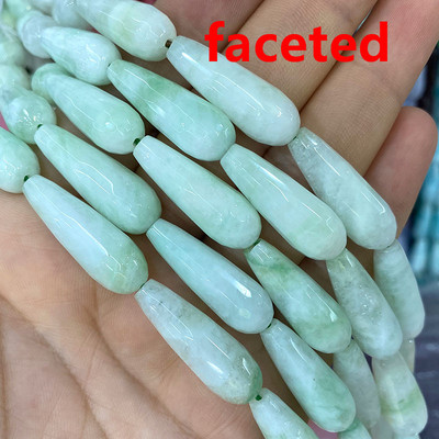 10*30mm Vandens lašų karoliukai Natūralus akmuo Ametistai Agatas Aventurinas Chalcedonas papuošalams Padaryti pasidaryk pats apyrankės karoliai auskarai