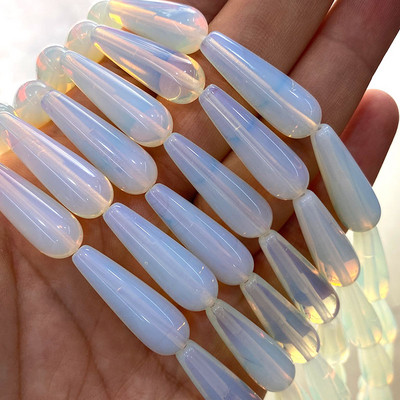 10*30mm Vandens lašų karoliukai Natūralus akmuo Ametistai Agatas Aventurinas Chalcedonas papuošalams Padaryti pasidaryk pats apyrankės karoliai auskarai
