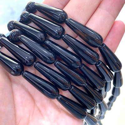 10*30mm Vandens lašų karoliukai Natūralus akmuo Ametistai Agatas Aventurinas Chalcedonas papuošalams Padaryti pasidaryk pats apyrankės karoliai auskarai