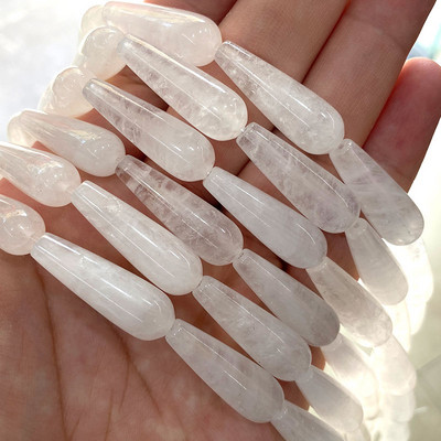 10*30mm Vandens lašų karoliukai Natūralus akmuo Ametistai Agatas Aventurinas Chalcedonas papuošalams Padaryti pasidaryk pats apyrankės karoliai auskarai