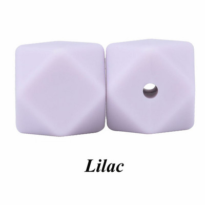 10 vnt. silikoniniai karoliukai, šešiakampiai, 14 mm / 17 mm, silikoniniai kramtomieji karoliukai, dantų karoliai „pasidaryk pats“ papuošalų dalys, maistiniai silikoniniai karoliukai