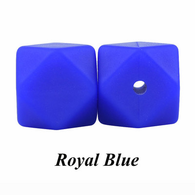 10 vnt. silikoniniai karoliukai, šešiakampiai, 14 mm / 17 mm, silikoniniai kramtomieji karoliukai, dantų karoliai „pasidaryk pats“ papuošalų dalys, maistiniai silikoniniai karoliukai