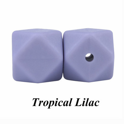 10 vnt. silikoniniai karoliukai, šešiakampiai, 14 mm / 17 mm, silikoniniai kramtomieji karoliukai, dantų karoliai „pasidaryk pats“ papuošalų dalys, maistiniai silikoniniai karoliukai