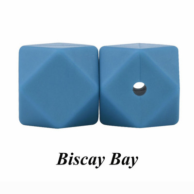 10 vnt. silikoniniai karoliukai, šešiakampiai, 14 mm / 17 mm, silikoniniai kramtomieji karoliukai, dantų karoliai „pasidaryk pats“ papuošalų dalys, maistiniai silikoniniai karoliukai