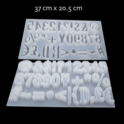 1 vnt. abėcėlės numeris, silikono formelės raidžių dervos epoksidinės dervos liejimo formos, skirtos auskarų pakabučiams, kūrybingi raktų pakabukai, papuošalai
