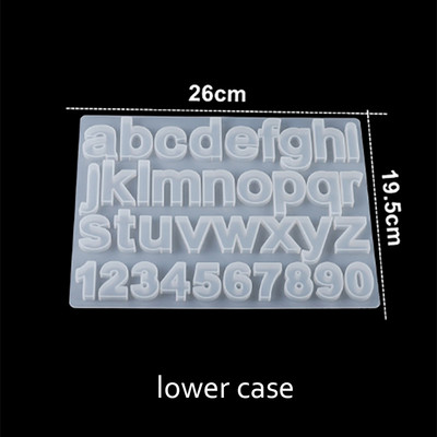 1 vnt. abėcėlės numeris, silikono formelės raidžių dervos epoksidinės dervos liejimo formos, skirtos auskarų pakabučiams, kūrybingi raktų pakabukai, papuošalai
