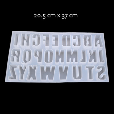 1 vnt. abėcėlės numeris, silikono formelės raidžių dervos epoksidinės dervos liejimo formos, skirtos auskarų pakabučiams, kūrybingi raktų pakabukai, papuošalai