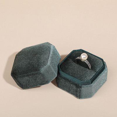 Cutie cu inele cu capac detașabil din catifea pătrată, cu capac detașabil, propunere de logodnă, cadouri pentru ceremonie de nuntă