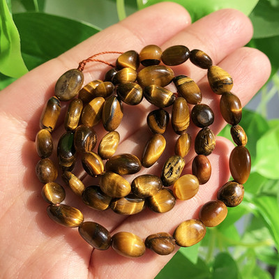 6–8 mm netaisyklingi natūralūs tikri Larimaro akmens karoliukai, laisvi tarpiniai karoliukai, skirti „pasidaryk pats“ papuošalams gaminti Apyrankės karoliai 15 colių sruogos