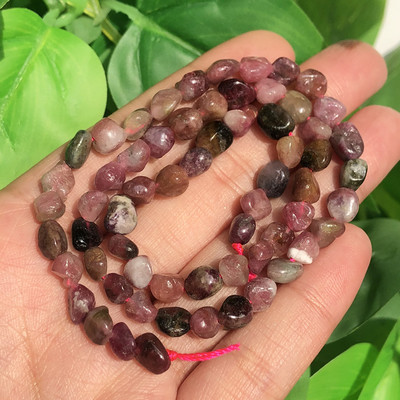 6–8 mm netaisyklingi natūralūs tikri Larimaro akmens karoliukai, laisvi tarpiniai karoliukai, skirti „pasidaryk pats“ papuošalams gaminti Apyrankės karoliai 15 colių sruogos