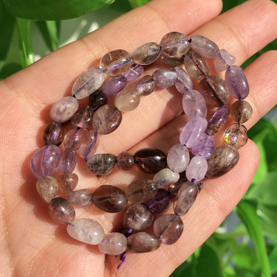 6–8 mm netaisyklingi natūralūs tikri Larimaro akmens karoliukai, laisvi tarpiniai karoliukai, skirti „pasidaryk pats“ papuošalams gaminti Apyrankės karoliai 15 colių sruogos