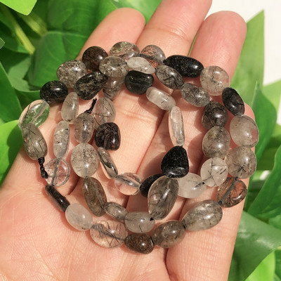 6–8 mm netaisyklingi natūralūs tikri Larimaro akmens karoliukai, laisvi tarpiniai karoliukai, skirti „pasidaryk pats“ papuošalams gaminti Apyrankės karoliai 15 colių sruogos