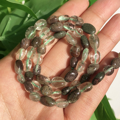 6–8 mm netaisyklingi natūralūs tikri Larimaro akmens karoliukai, laisvi tarpiniai karoliukai, skirti „pasidaryk pats“ papuošalams gaminti Apyrankės karoliai 15 colių sruogos