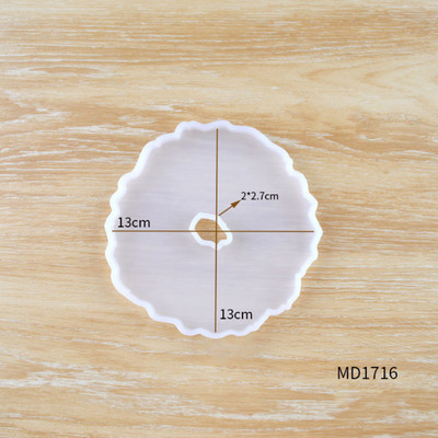 1 tk Ebaregulaarsed alustealuste silikoonvormid UV-epoksüvaiguvormid veiniklaasi kohvialuste kandiku valmistamiseks, ehete tööriistad