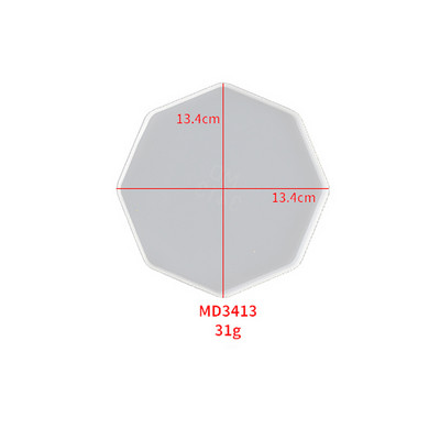1Pcs Неправилна подложка за чаша смола Силиконова форма UV епоксидна смола Форми за производство на чаша за вино Подложка за кафе поднос Занаяти Бижута Инструменти