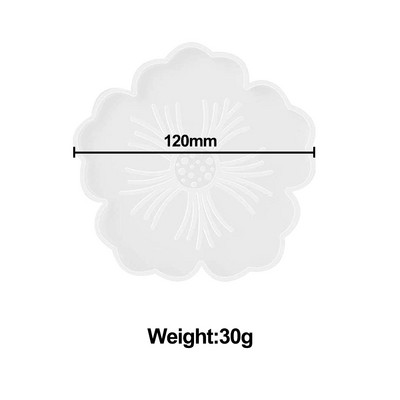 1 tk Ebaregulaarsed alustealuste silikoonvormid UV-epoksüvaiguvormid veiniklaasi kohvialuste kandiku valmistamiseks, ehete tööriistad