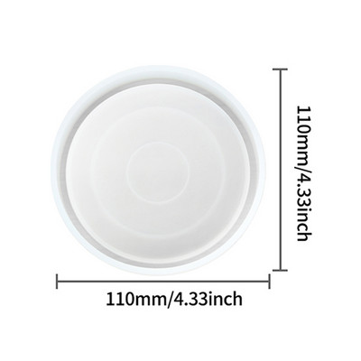 1 tk Ebaregulaarsed alustealuste silikoonvormid UV-epoksüvaiguvormid veiniklaasi kohvialuste kandiku valmistamiseks, ehete tööriistad