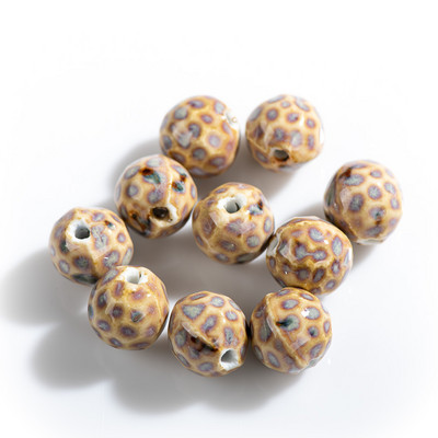 15#10db divatos leopárd kerámiagyöngyök kiváló minőségű porcelán ékszerkiegészítők #MY262