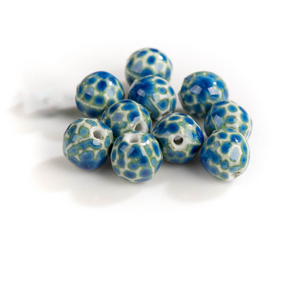 15#10db divatos leopárd kerámiagyöngyök kiváló minőségű porcelán ékszerkiegészítők #MY262