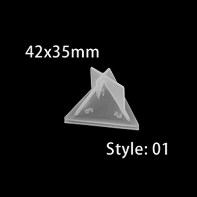 Καλούπια σιλικόνης 19 σχημάτων Ζαριών Φιλέτο Τετράγωνο Τρίγωνο Ζάρια Εποξειδική Ρητίνη Καλούπι για DIY Κρυστάλλινα Carfts Ζάρια Προμήθειες κατασκευής κοσμημάτων